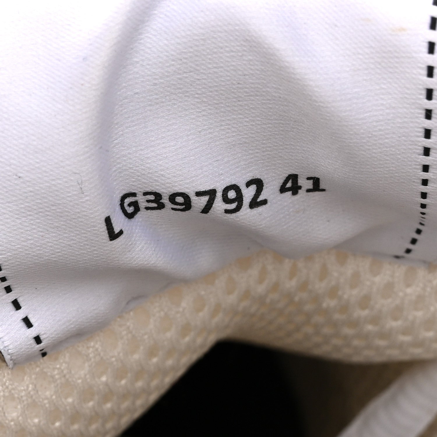 Chanel Fabric Laminated Calfskin Stretch CC Sneakers 41 White Silver 9 of 11