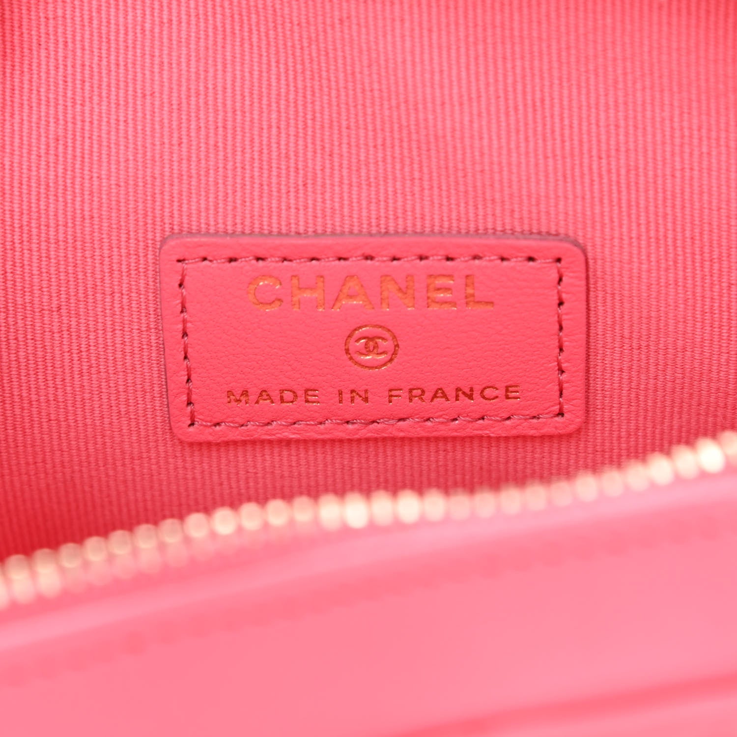 Chanel Lambskin Quilted CC In Love Heart Clutch With Chain Pink 6 of 11