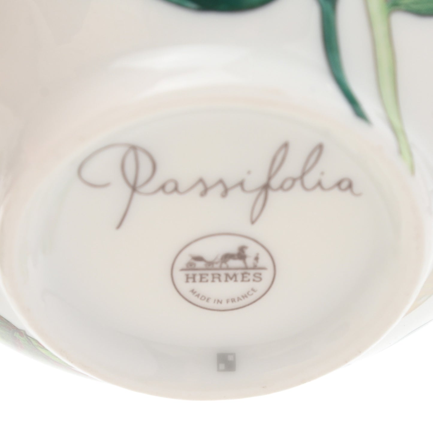 Porcelain Passifolia Tea Cup And Saucer Set Of 2