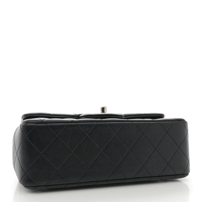 Chanel Lambskin Quilted Mini Rectangular Flap Black 4 of 10