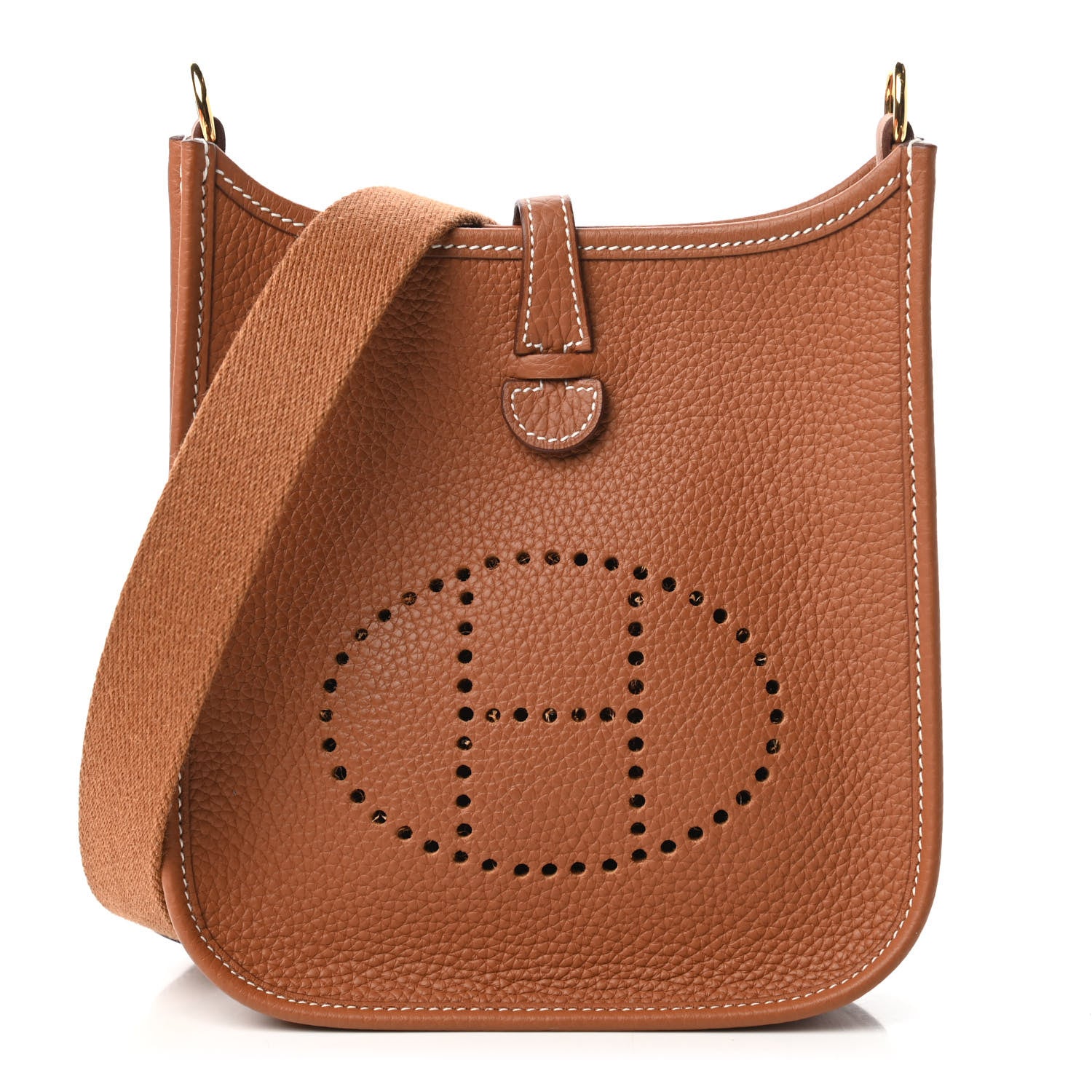 Hermes Taurillon Clemence Evelyne TPM Gold 1 of 12