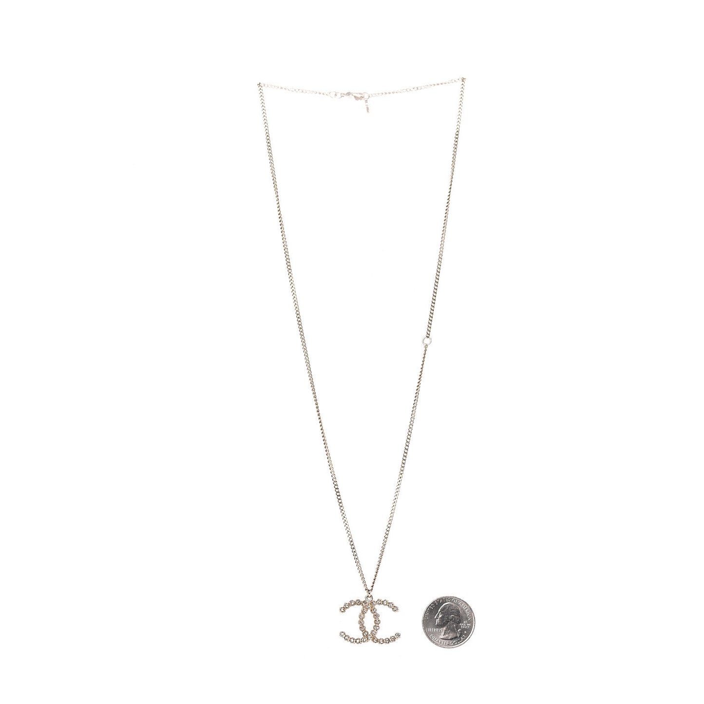 Crystal Pearls Of Coronation CC Necklace Gold