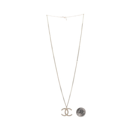 Chanel Crystal Pearls Of Coronation CC Necklace Gold 3 of 5