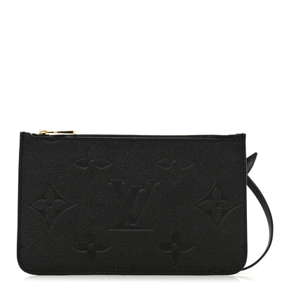 Louis Vuitton Empreinte Monogram Giant Neverfull MM Pochette Black 1 of 6
