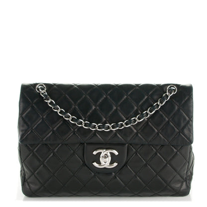 Chanel Lambskin Quilted Maxi Single Flap Black 1 of 7