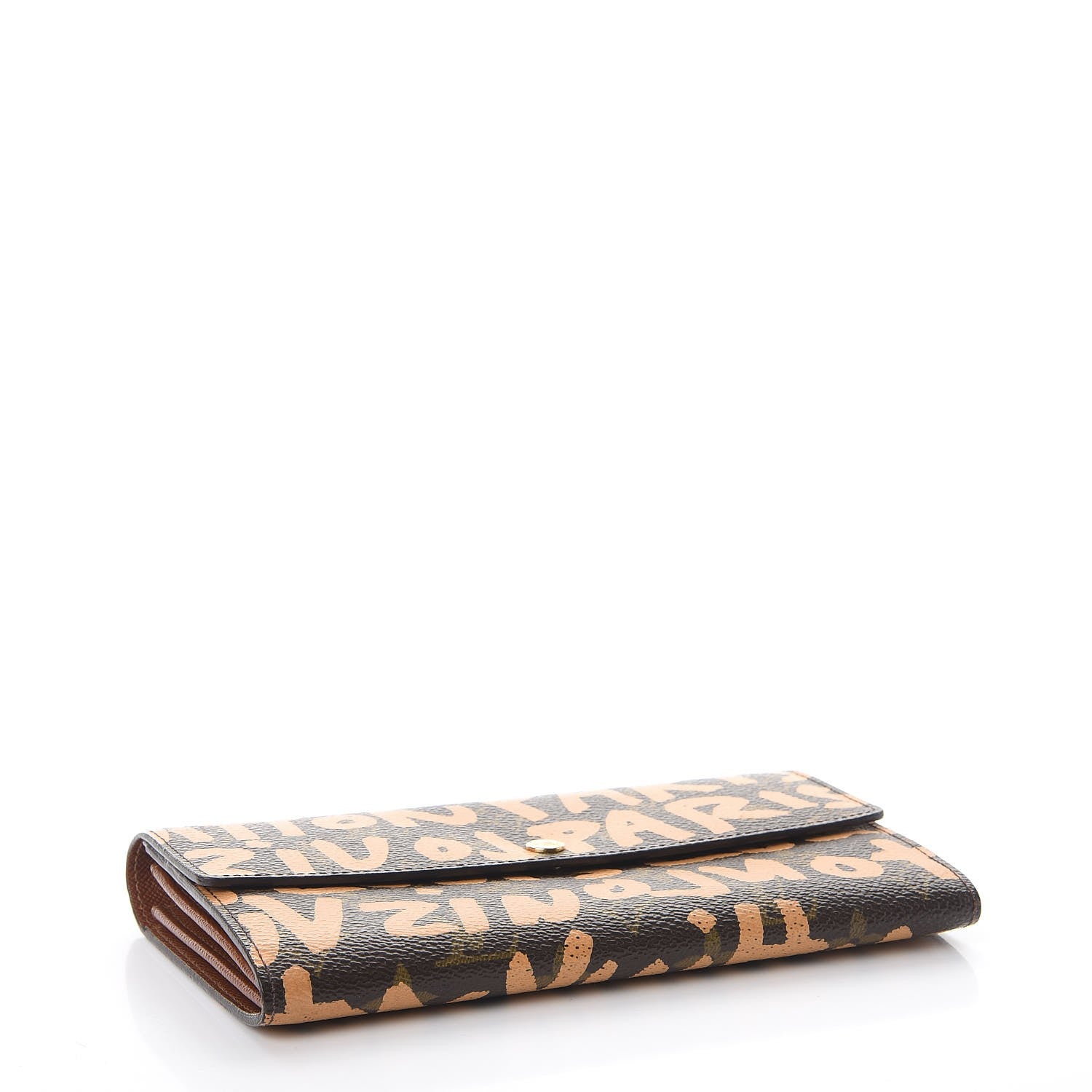 Louis Vuitton Monogram Graffiti Porte-Monnaie Wallet Peach 4 of 10