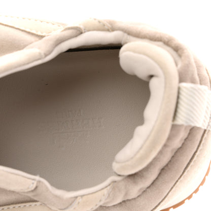 Hermes Suede Goatskin Jet Sneakers 38.5 Beige Esquisse Glaise 7 of 10