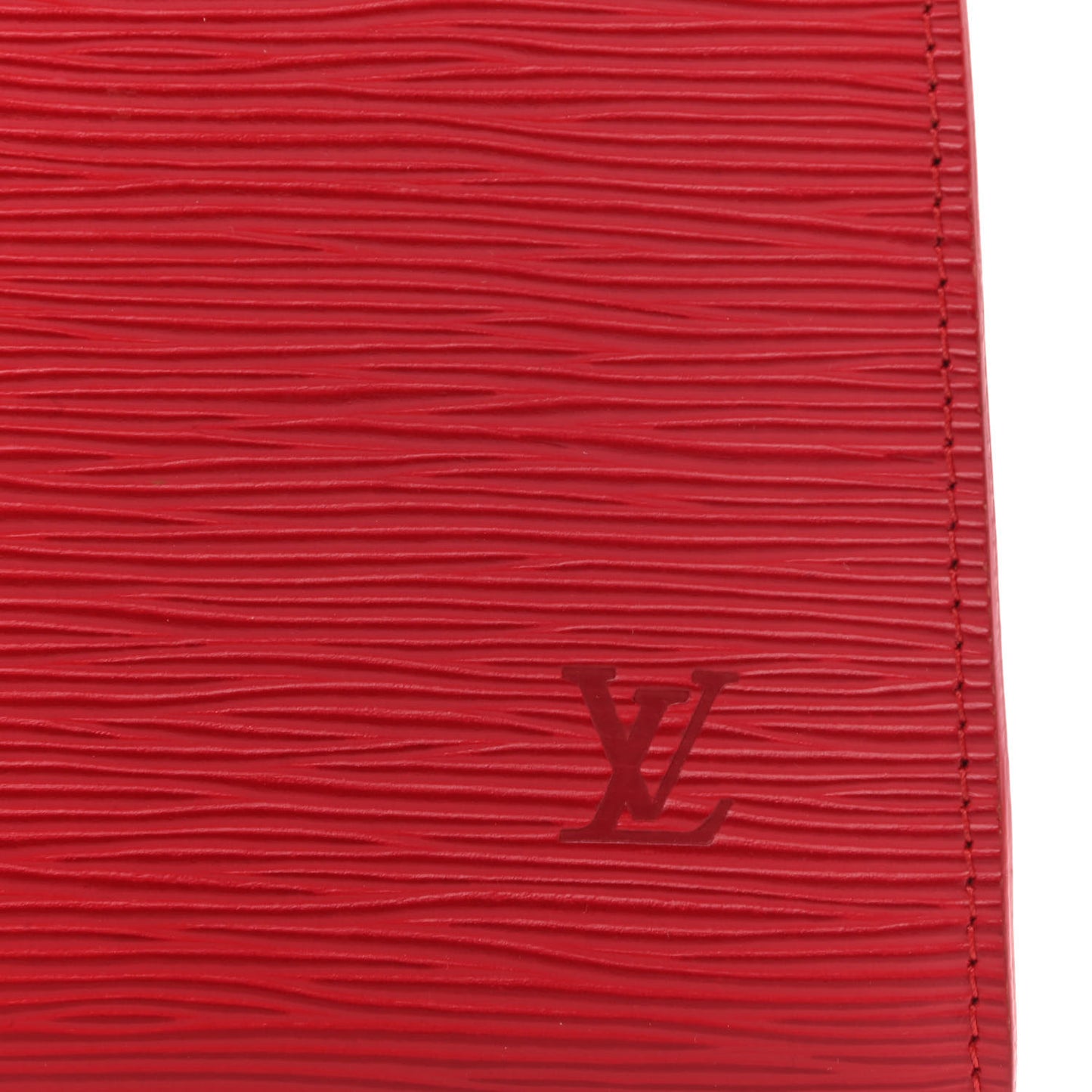 Epi Pochette Accessories 24 Castillan Red