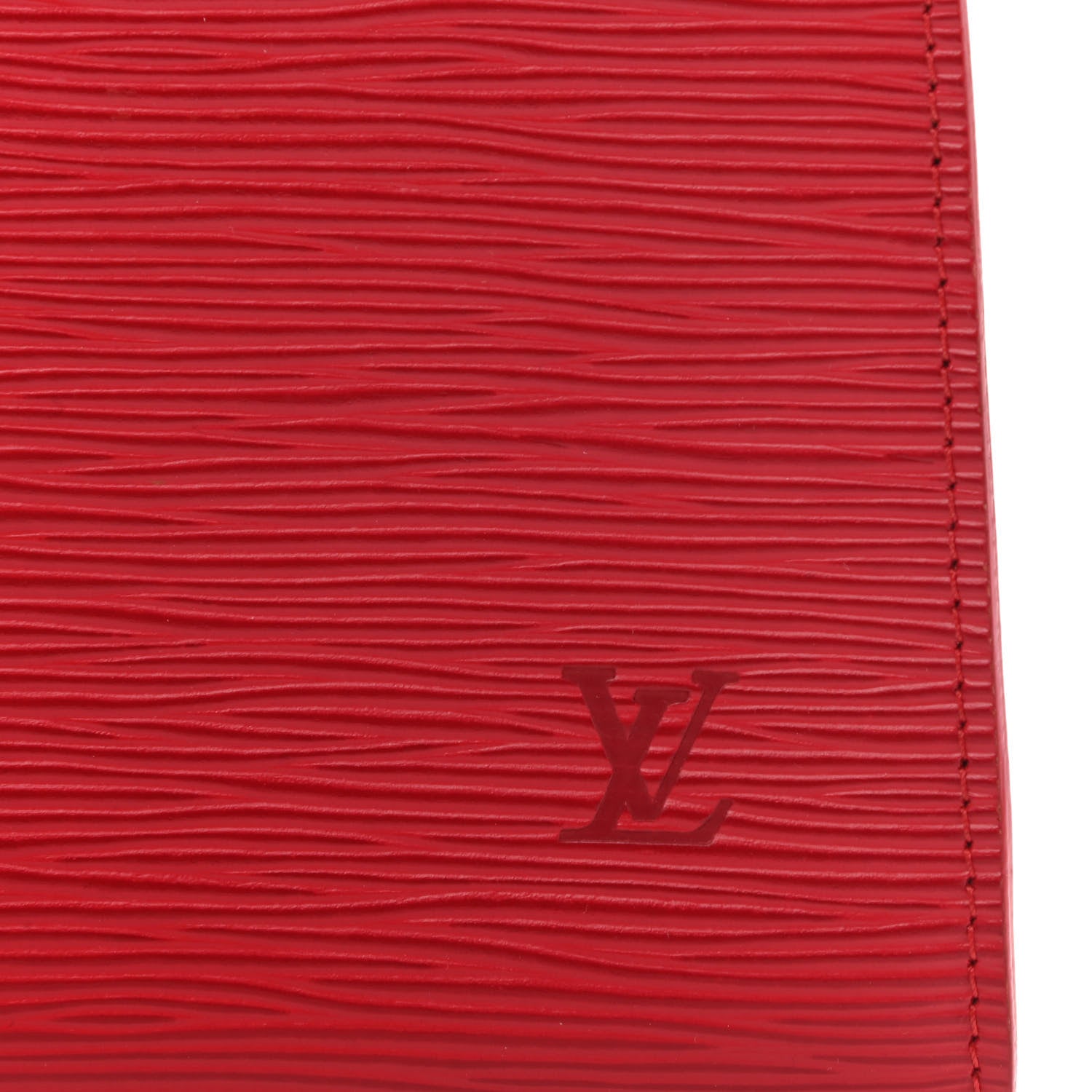 Louis Vuitton Epi Pochette Accessories 24 Castillan Red 8 of 9