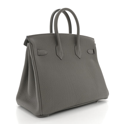 Hermes Togo Birkin 25 Gris Meyer 3 of 11