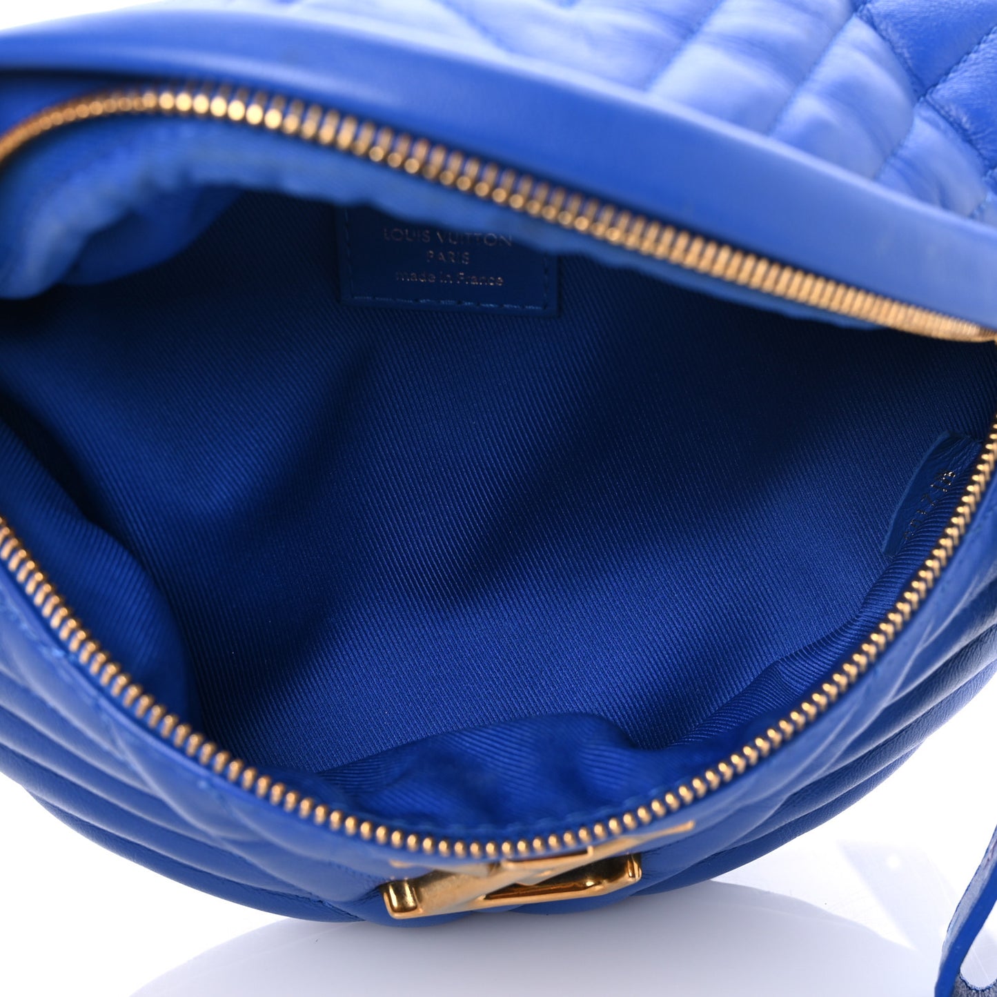 Calfskin New Wave Bumbag Blue Neon