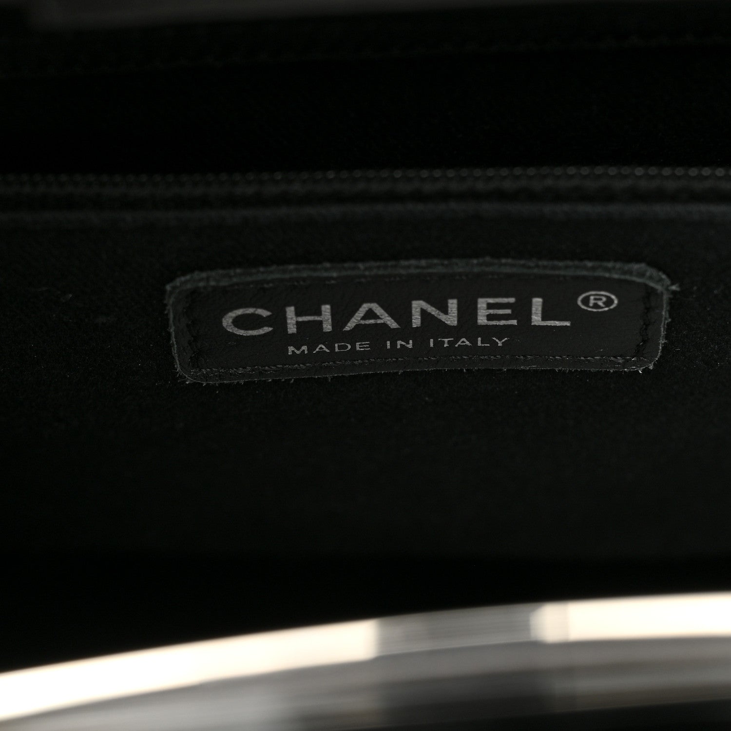 Chanel Glazed Calfskin Quilted Large CC Delivery Tote Grey 6 of 11