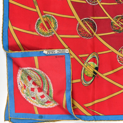 Hermes Silk Les Feux de L'Espace Scarf 90 3 of 4