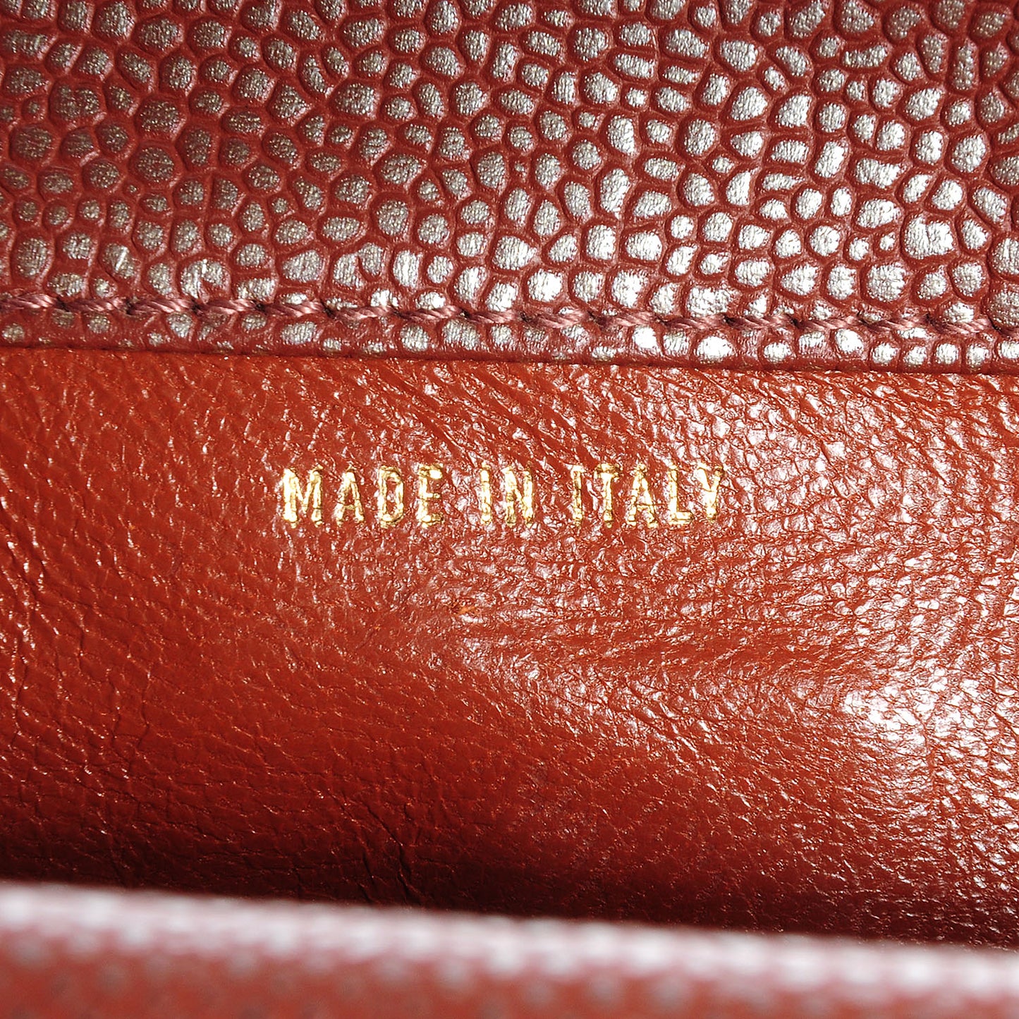 Metallic Caviar Quilted Medium Single Flap Bag