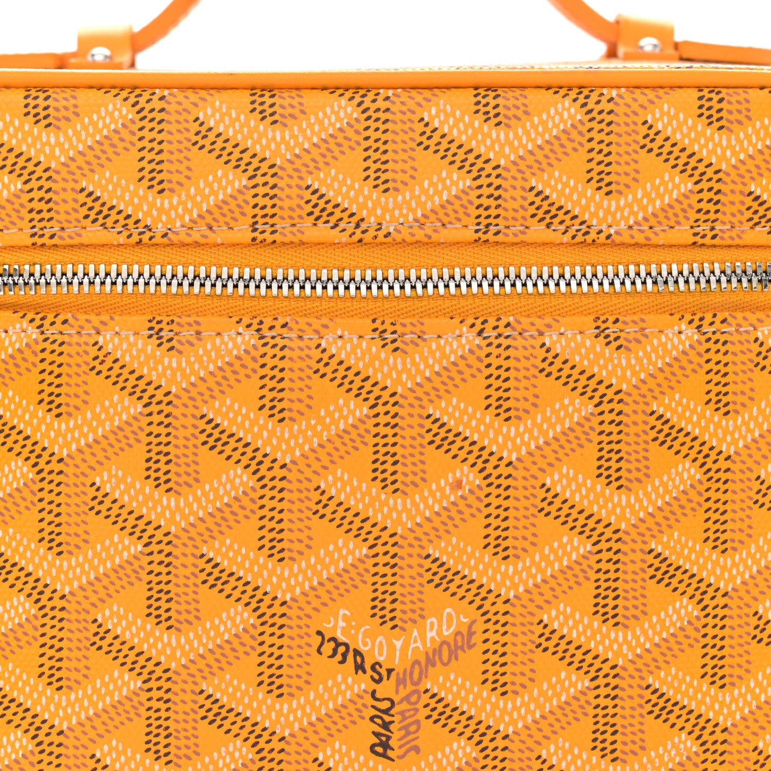 Goyard Goyardine Muse Vanity Case Yellow 8 of 12