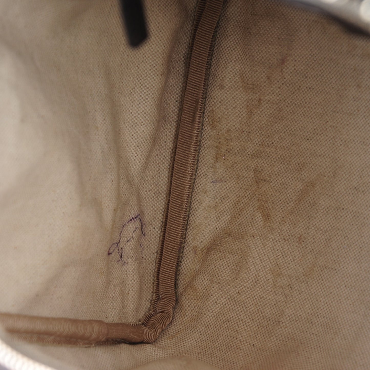 Monogram Vintage Web Medium Boston Dark Brown