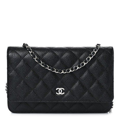Chanel Caviar Quilted Wallet On Chain WOC Black 1 of 11