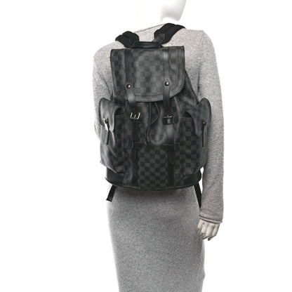 Louis Vuitton Damier Graphite Christopher PM Backpack 2 of 10