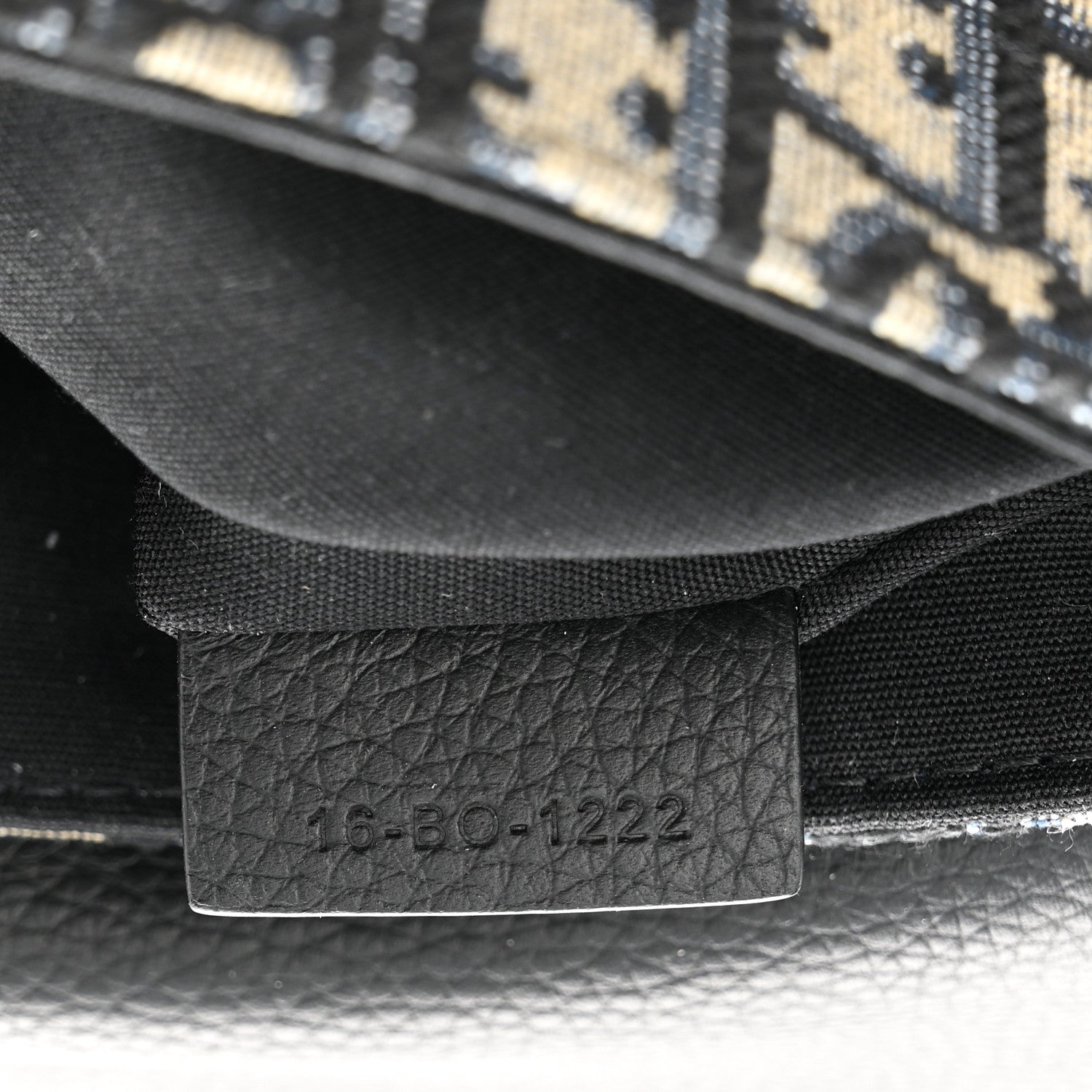 Christian Dior Oblique Saddle Messenger Pouch Beige Black 7 of 10