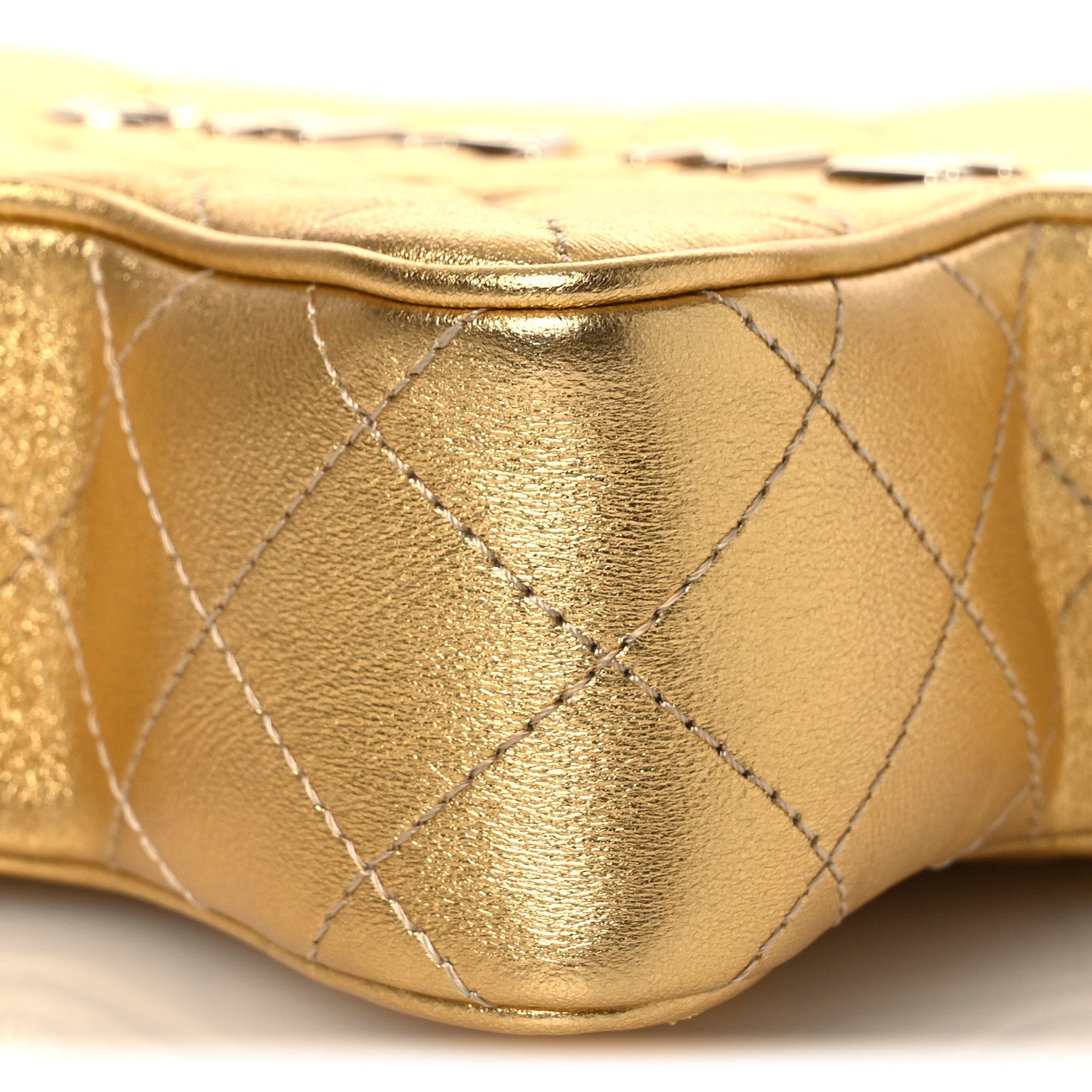 Chanel Metallic Lambskin Quilted Walk Of Fame Star Bag Gold 10 of 11