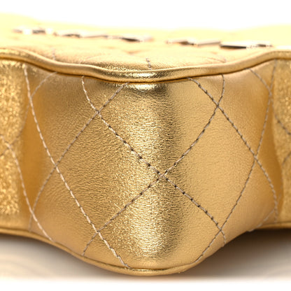 Chanel Metallic Lambskin Quilted Walk Of Fame Star Bag Gold 10 of 11