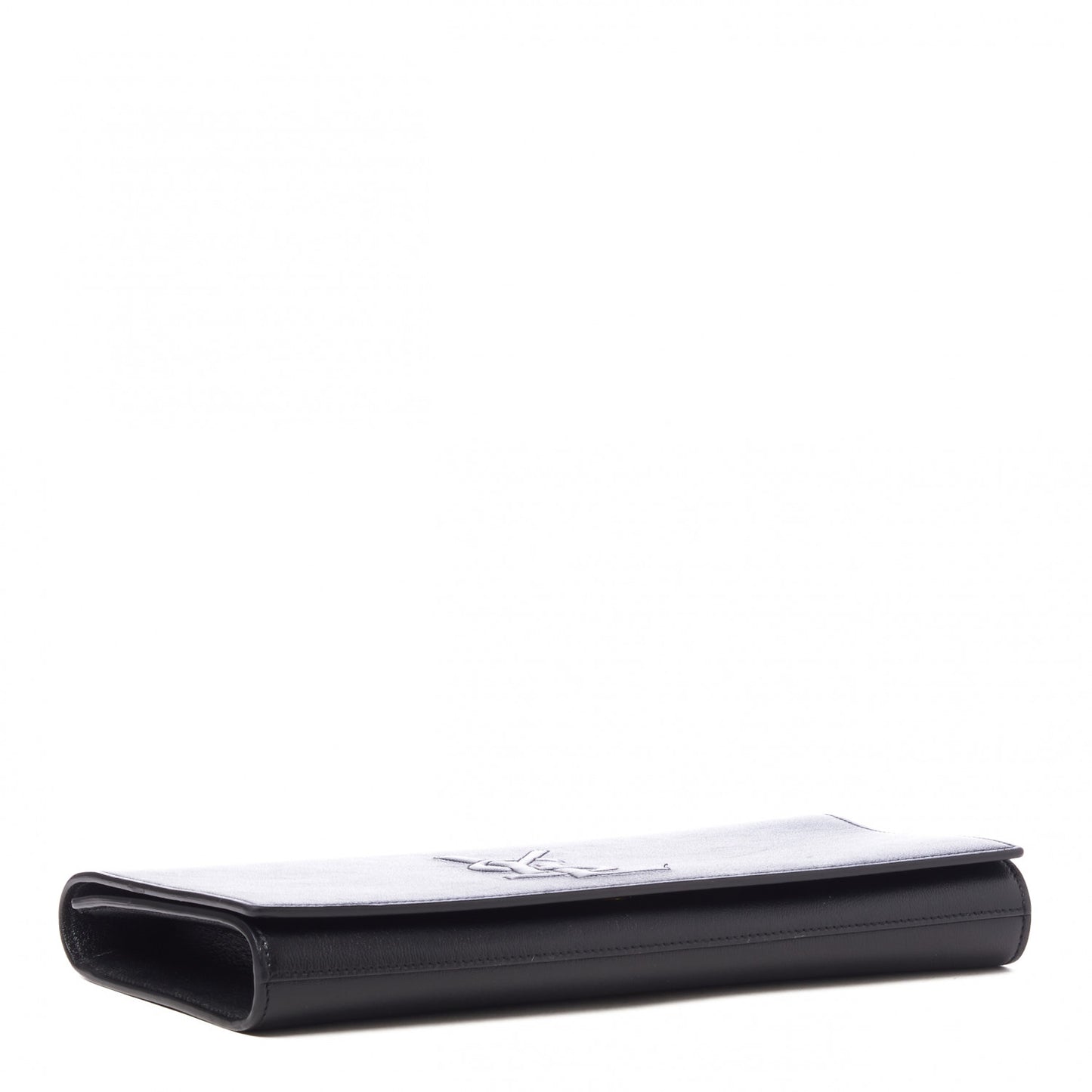 Calfskin Monogram Large Belle De Jour Clutch Black
