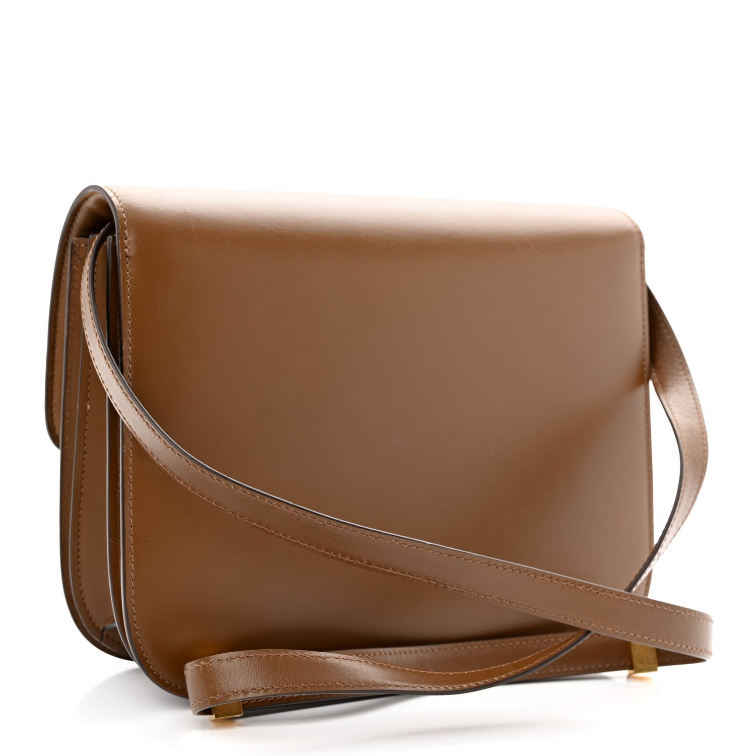 Celine Box Calfskin Medium Classic Box Flap Bag Camel 2 of 12