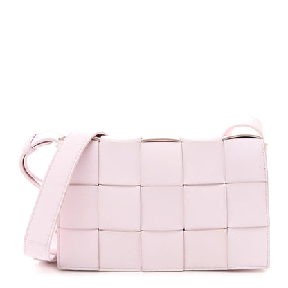 Bottega Veneta Lambskin Maxi Intrecciato Cassette Crossbody Bag Bliss Washed 1 of 10