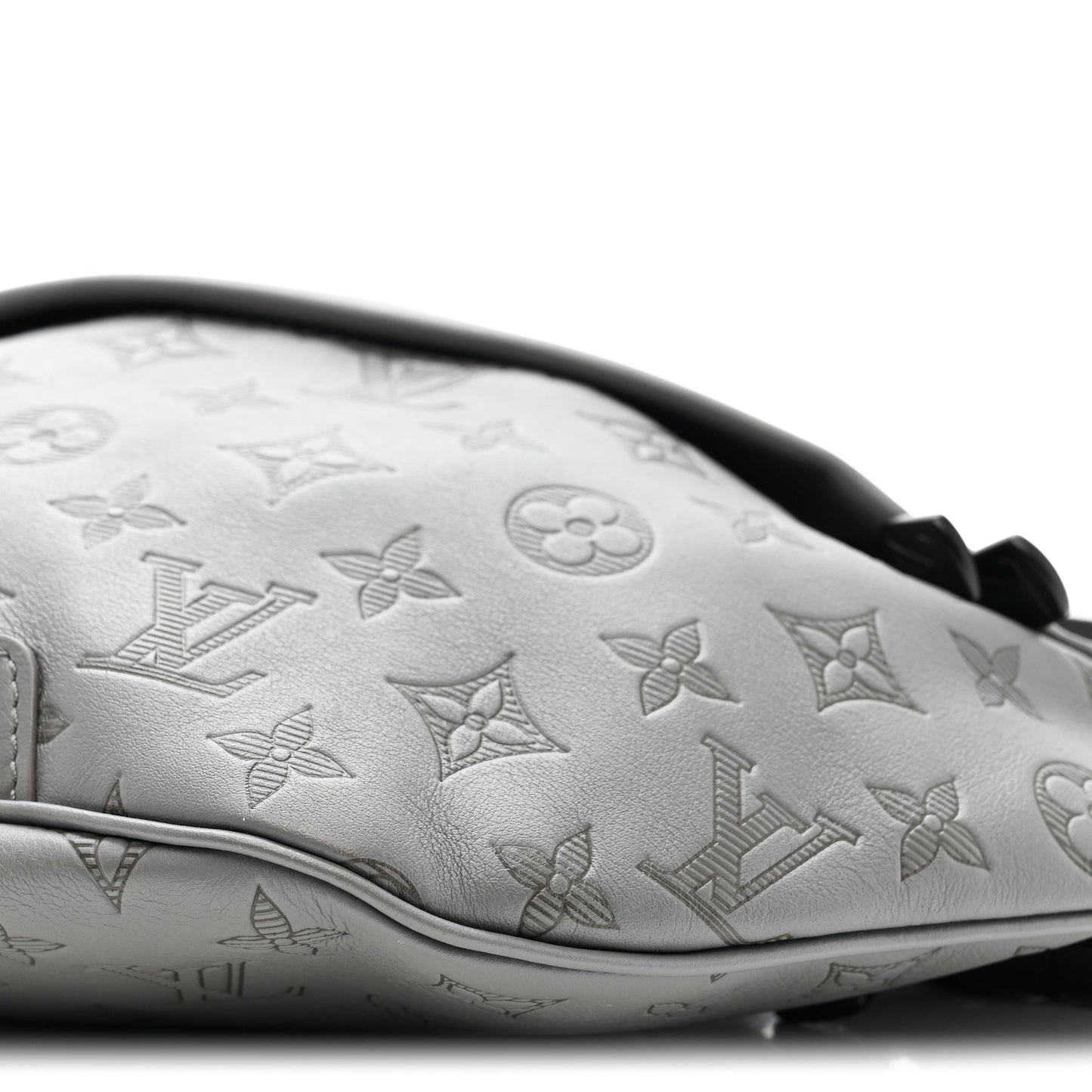 Calfskin Monogram Shadow Discovery Bumbag PM Gray