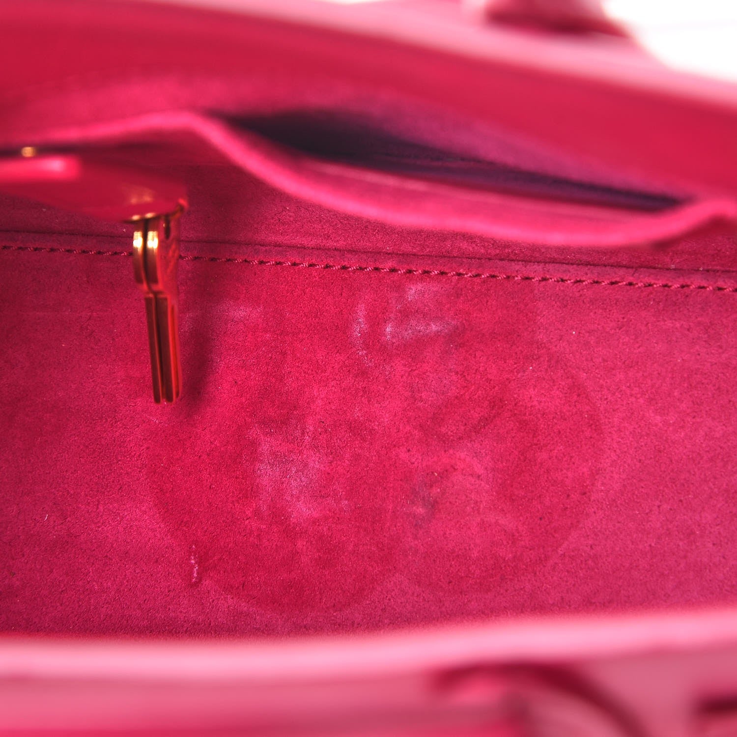 Saint Laurent Calfskin Nano Sac De Jour Lipstick Fuchsia 8 of 12