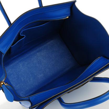 Celine Palmelato Calfskin Mini Luggage Electric Blue 8 of 8