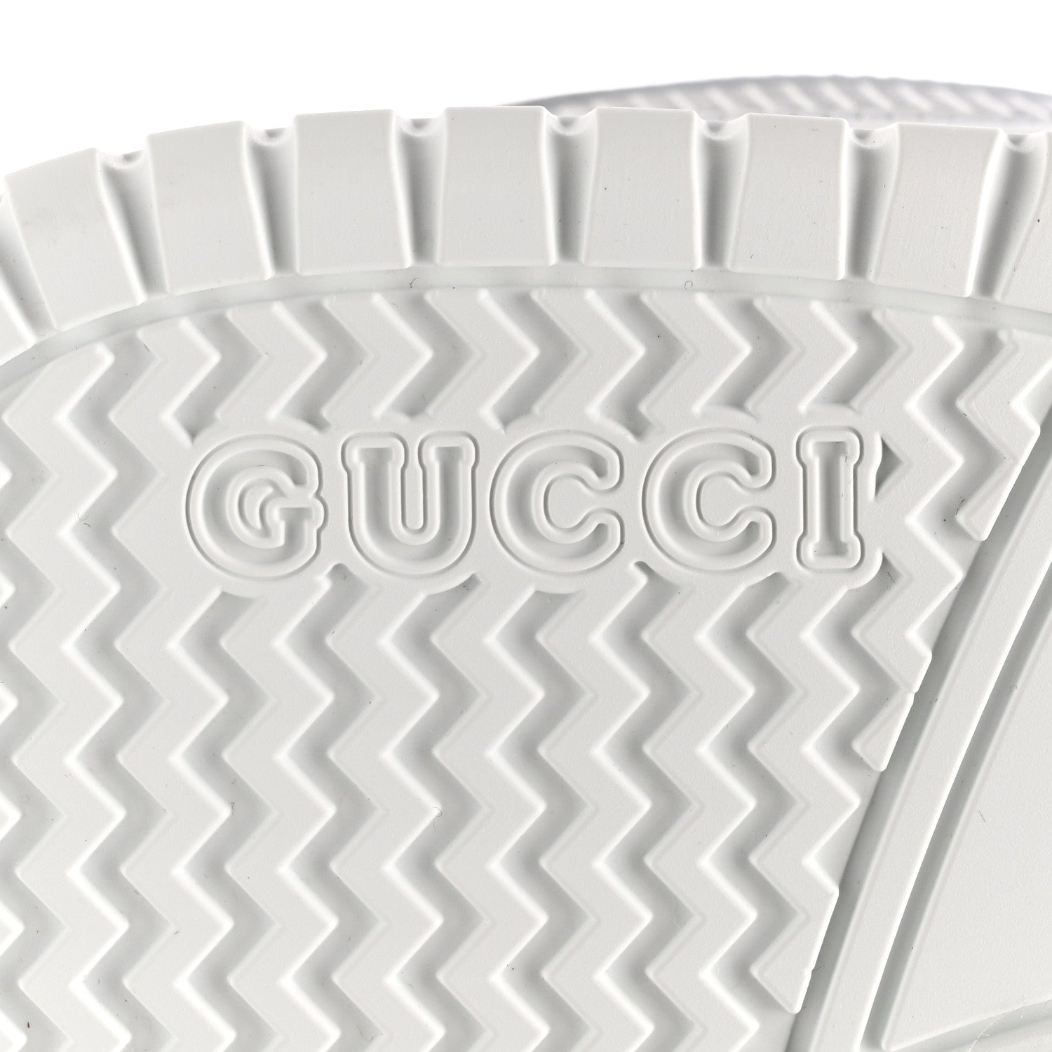 Gucci Calfskin Perforated Mens Interlocking G Sneakers 8 Great White 7 of 9