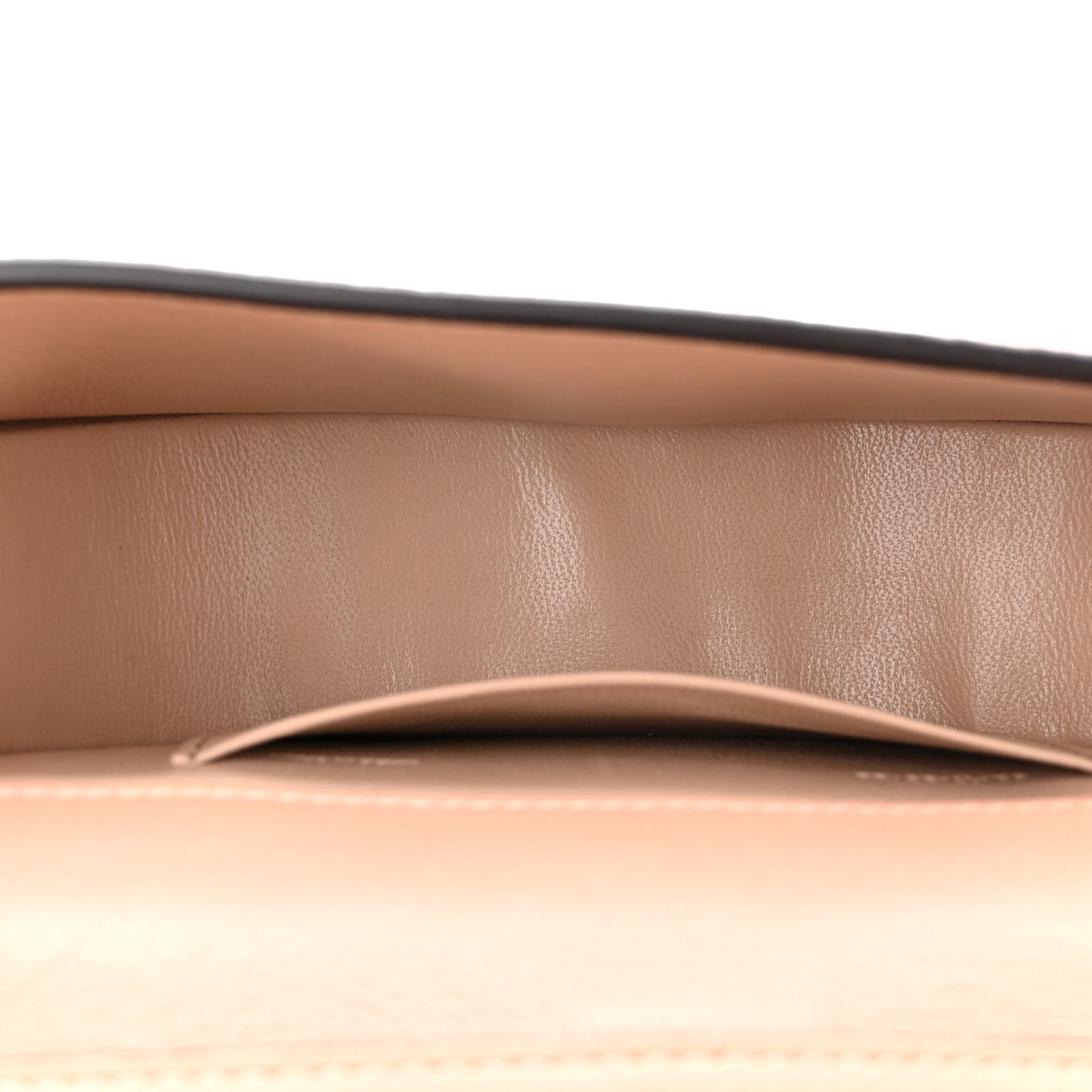 Calfskin Small Nile Bracelet Minaudiere Bag Biscotti Beige