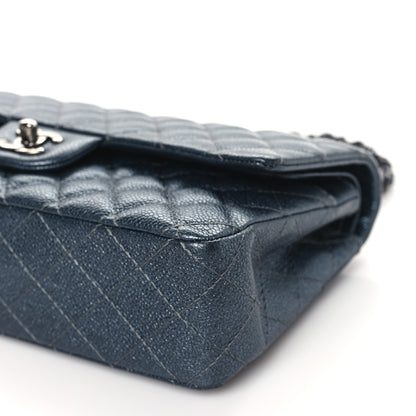Chanel Pearly Caviar Quilted Medium Double Flap Grey 10 of 10