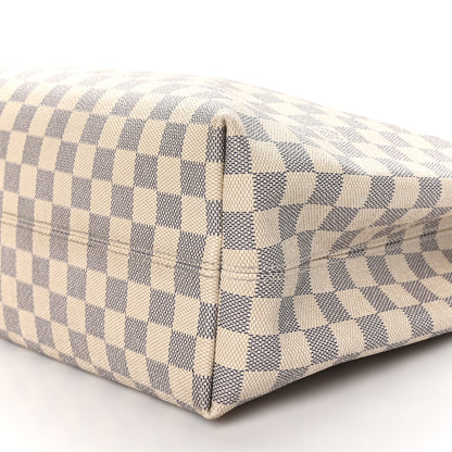Louis Vuitton Damier Azur Graceful MM Rose Ballerine 9 of 10