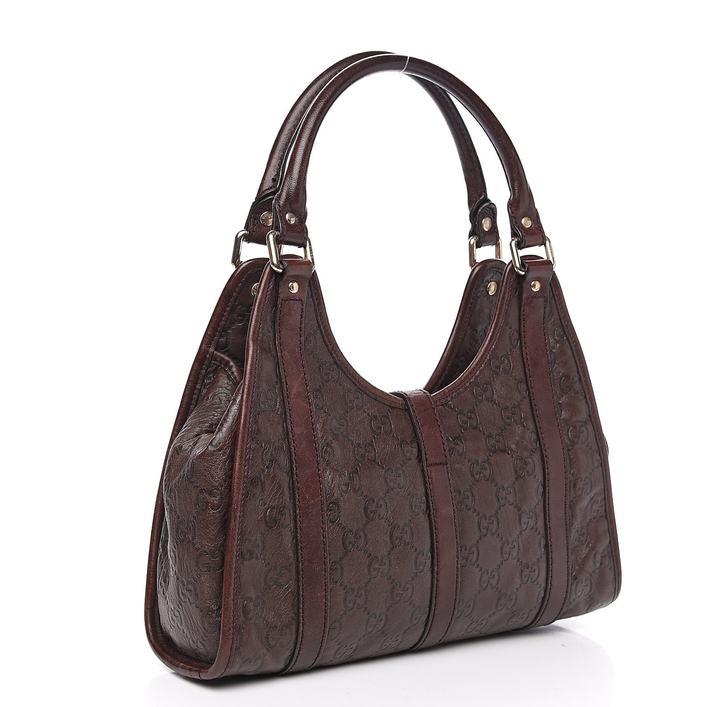 Guccissima Small Joy Shoulder Bag Brown