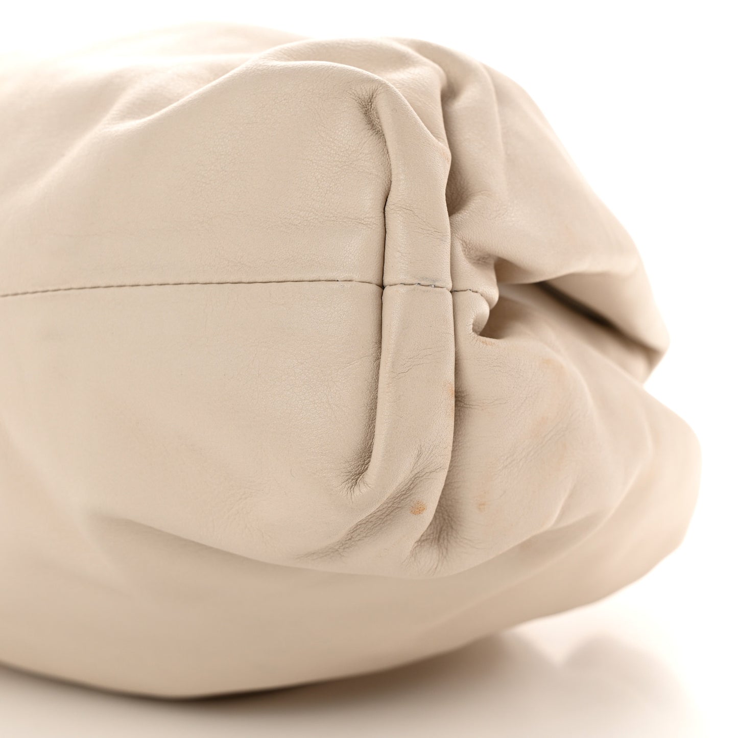Smooth Butter Calf The Pouch Oversized Clutch Plaster
