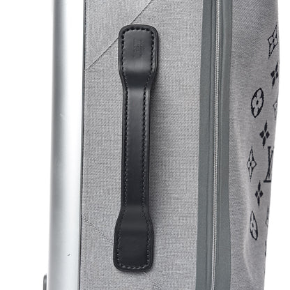 Louis Vuitton Knit Monogram Horizon Soft 55 Suitcase Grey 15 of 18