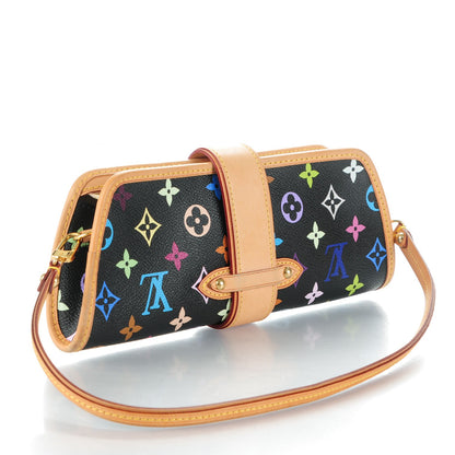 Louis Vuitton Monogram Multicolor Shirley Black 3 of 6