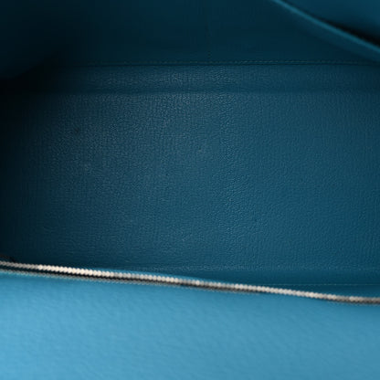 Hermes Togo Kelly Retourne 32 Turquoise 5 of 10