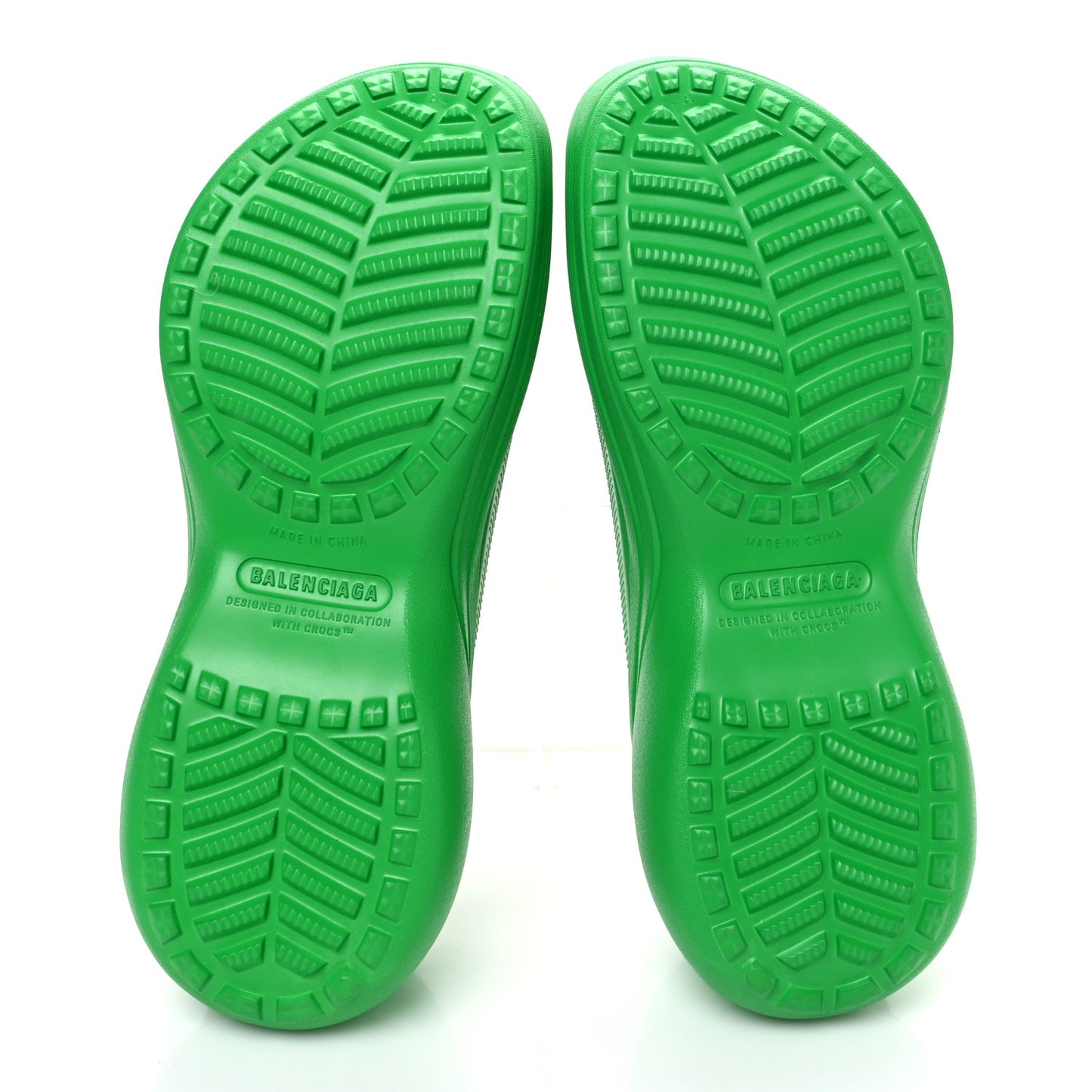 X CROCS Rubber Womens Pool Slides 40 Green