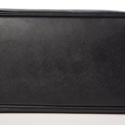 Prada Saffiano Medium Galleria Double Zip Tote Black 10 of 12