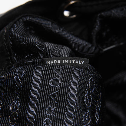 Prada Nylon Vela Medium Backpack Black 9 of 10