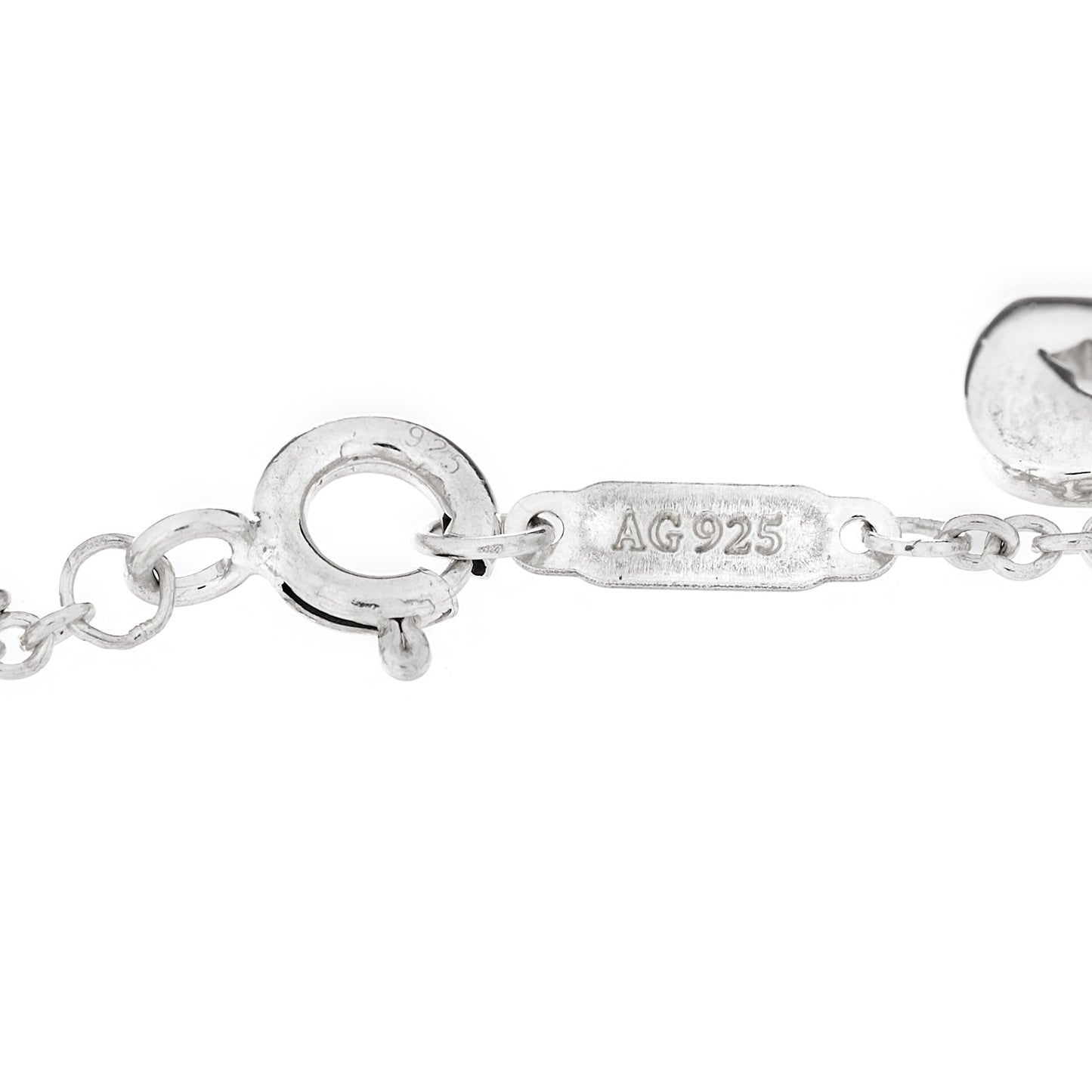 Sterling Silver Enamel Love Notes Charm Bracelet Blue