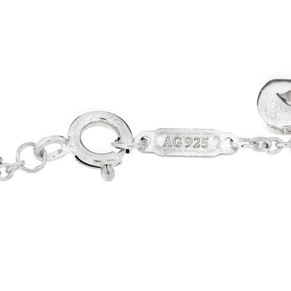 Tiffany Sterling Silver Enamel Love Notes Charm Bracelet Blue 3 of 4