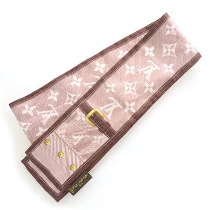 Louis Vuitton Silk Monogram New Denim Bandeau Cherry 1 of 4