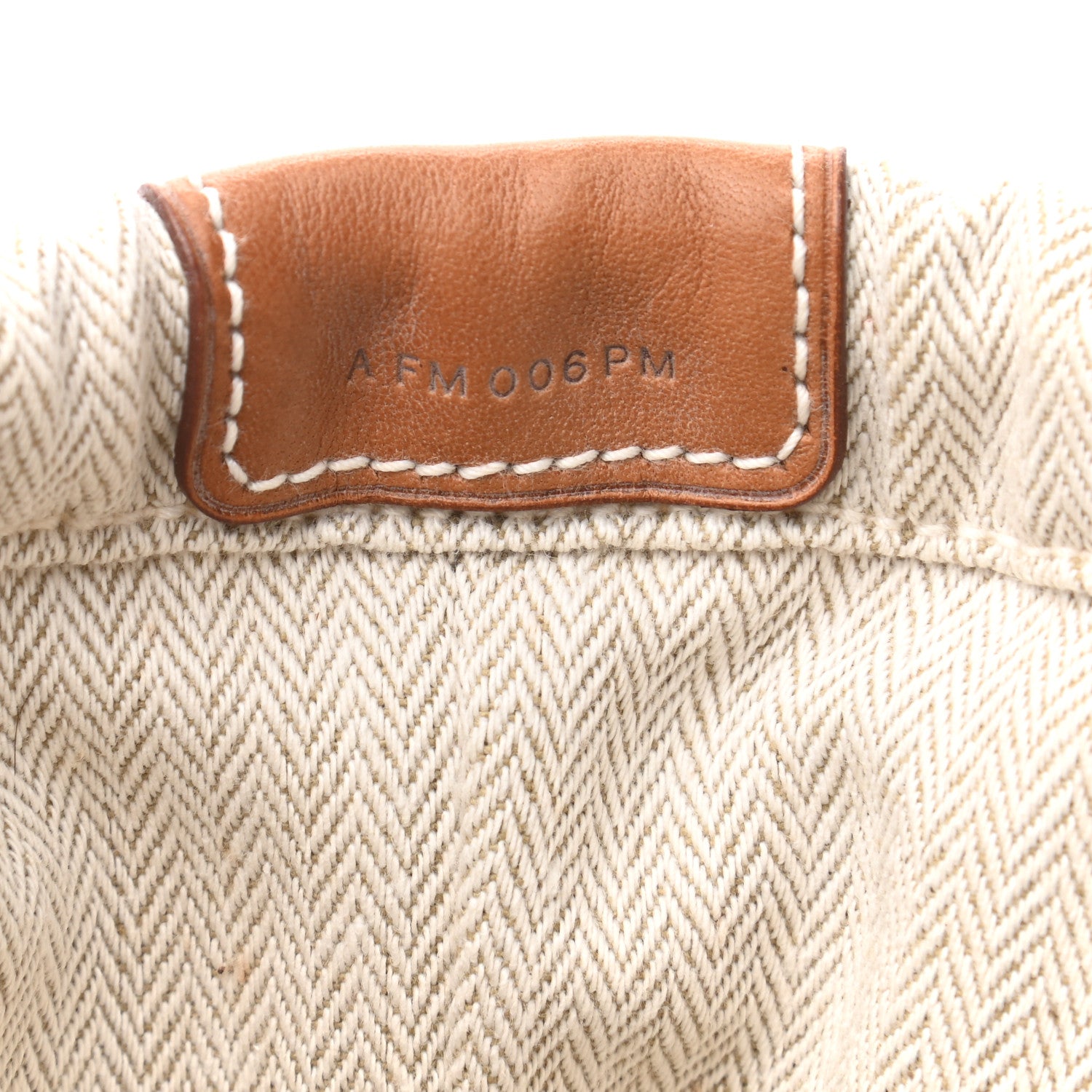 Hermes Canvas Barenia Fourbi 25 MM Pouch Naturel Fauve 9 of 10