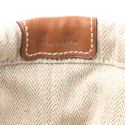 Hermes Canvas Barenia Fourbi 25 MM Pouch Naturel Fauve 9 of 10