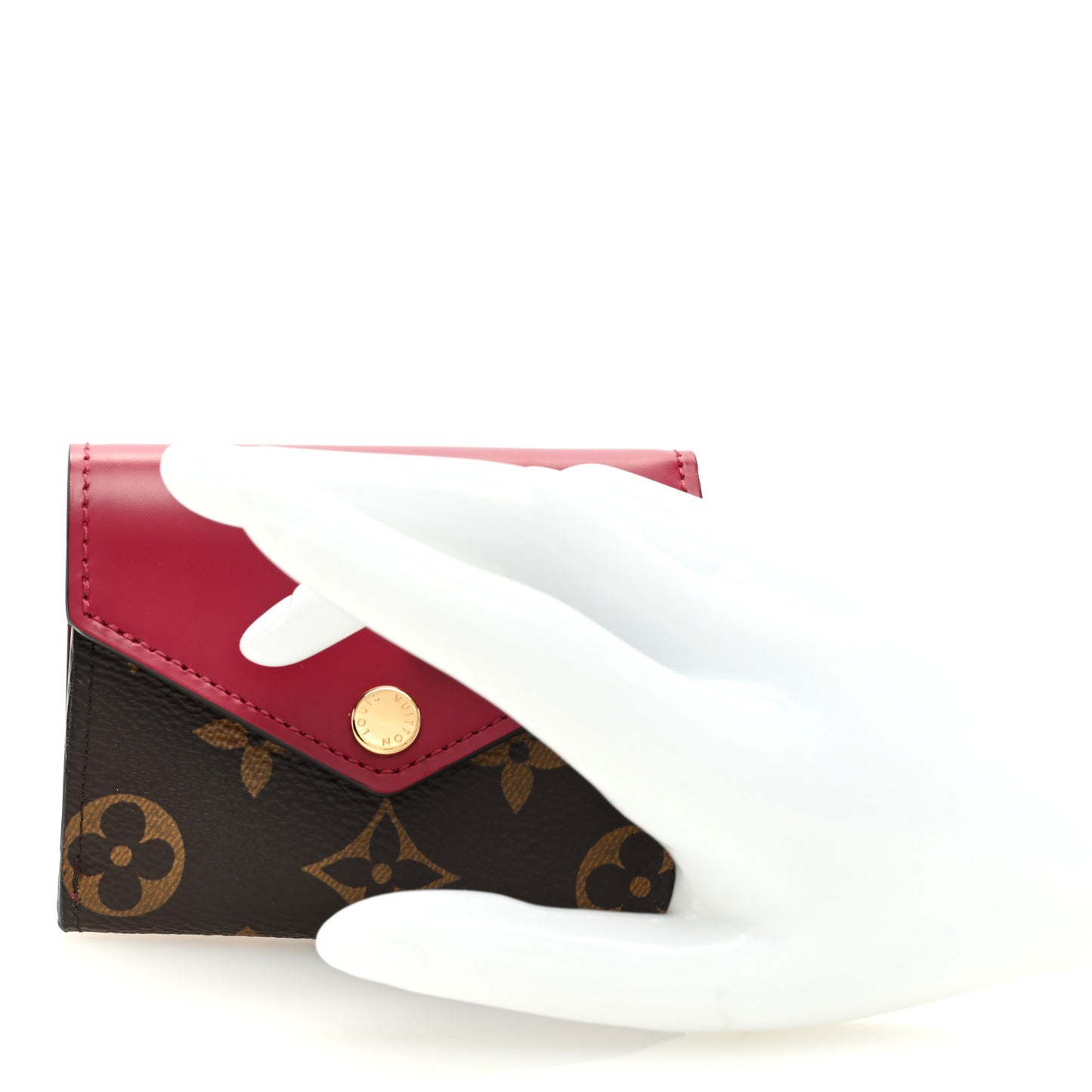 Monogram Zoe Wallet Fuchsia