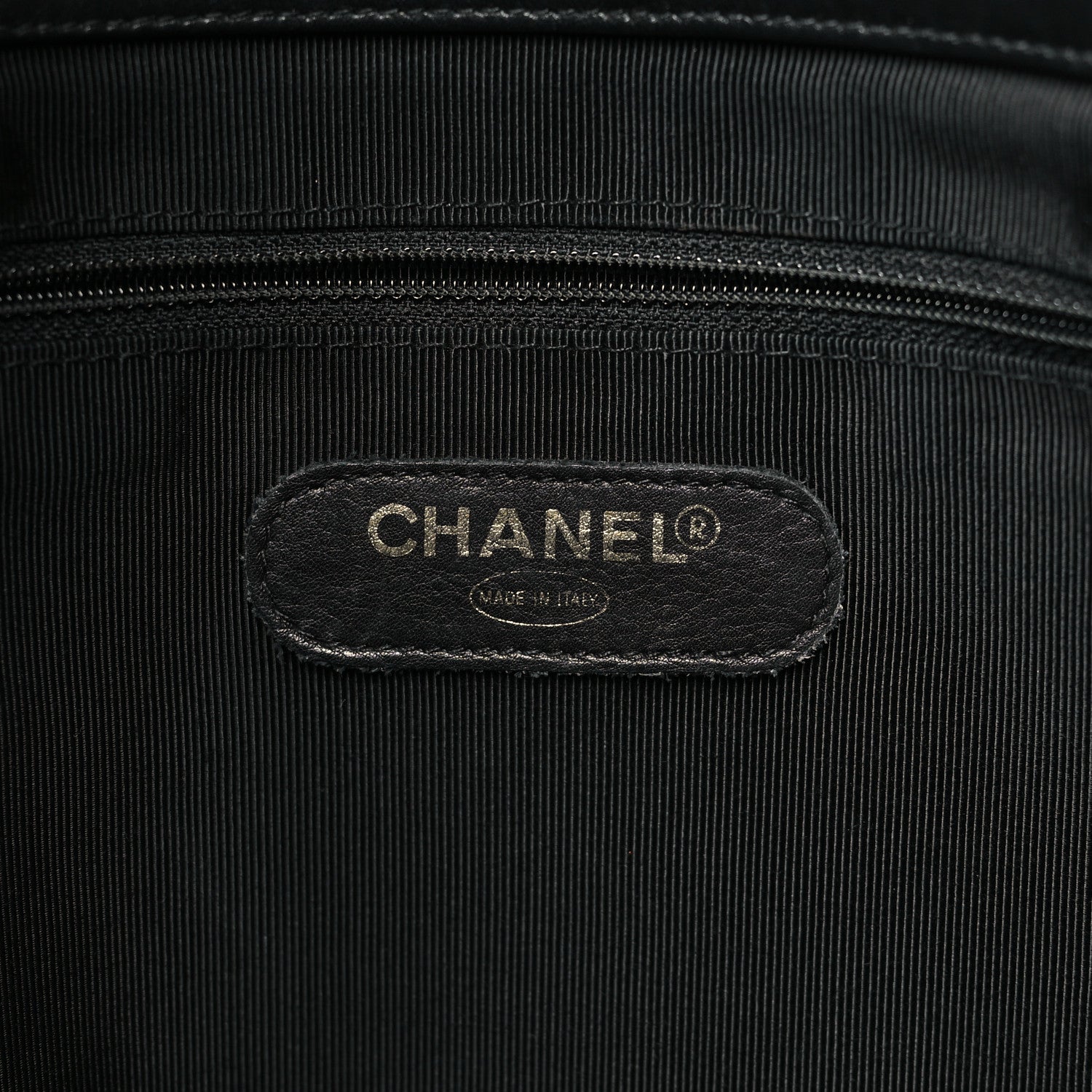 Chanel Calfskin Stitched XL Weekender Black 6 of 11